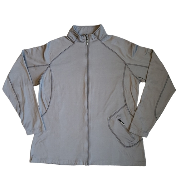 Sunice Superlite FX Sport Full Zip Long Sleeve Jacket XXL Gray - Picture 1 of 11